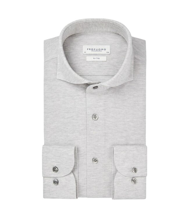Profuomo Grey Knitted Shirt