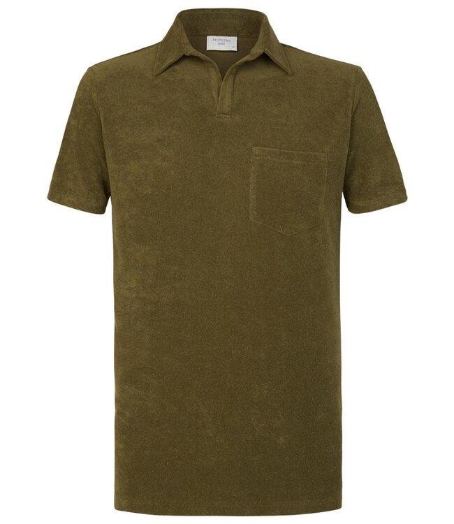 Profuomo Polo Short Sleeve Green