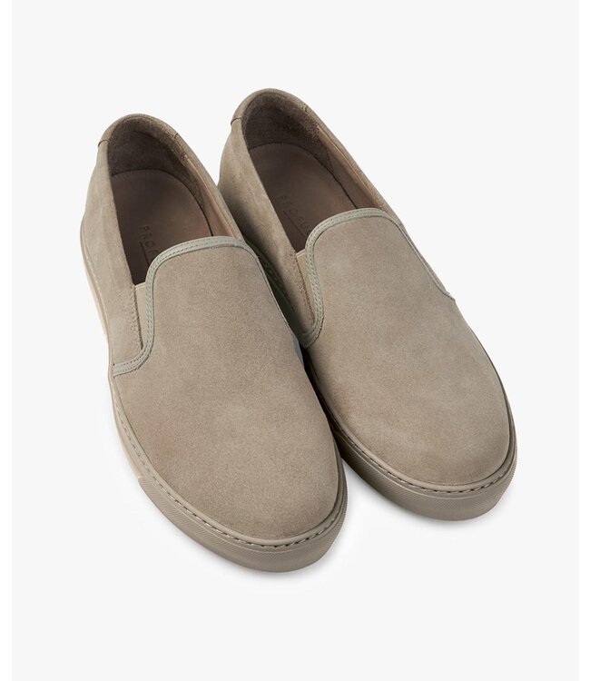 Taupe Slip-On Shoe