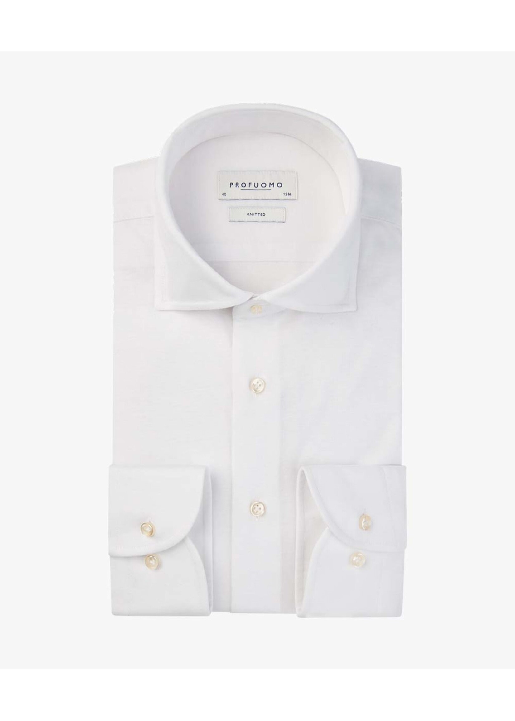 Profuomo White Knitted Shirt