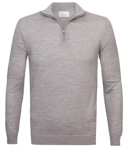 Profuomo Pullover Half Zip Grey