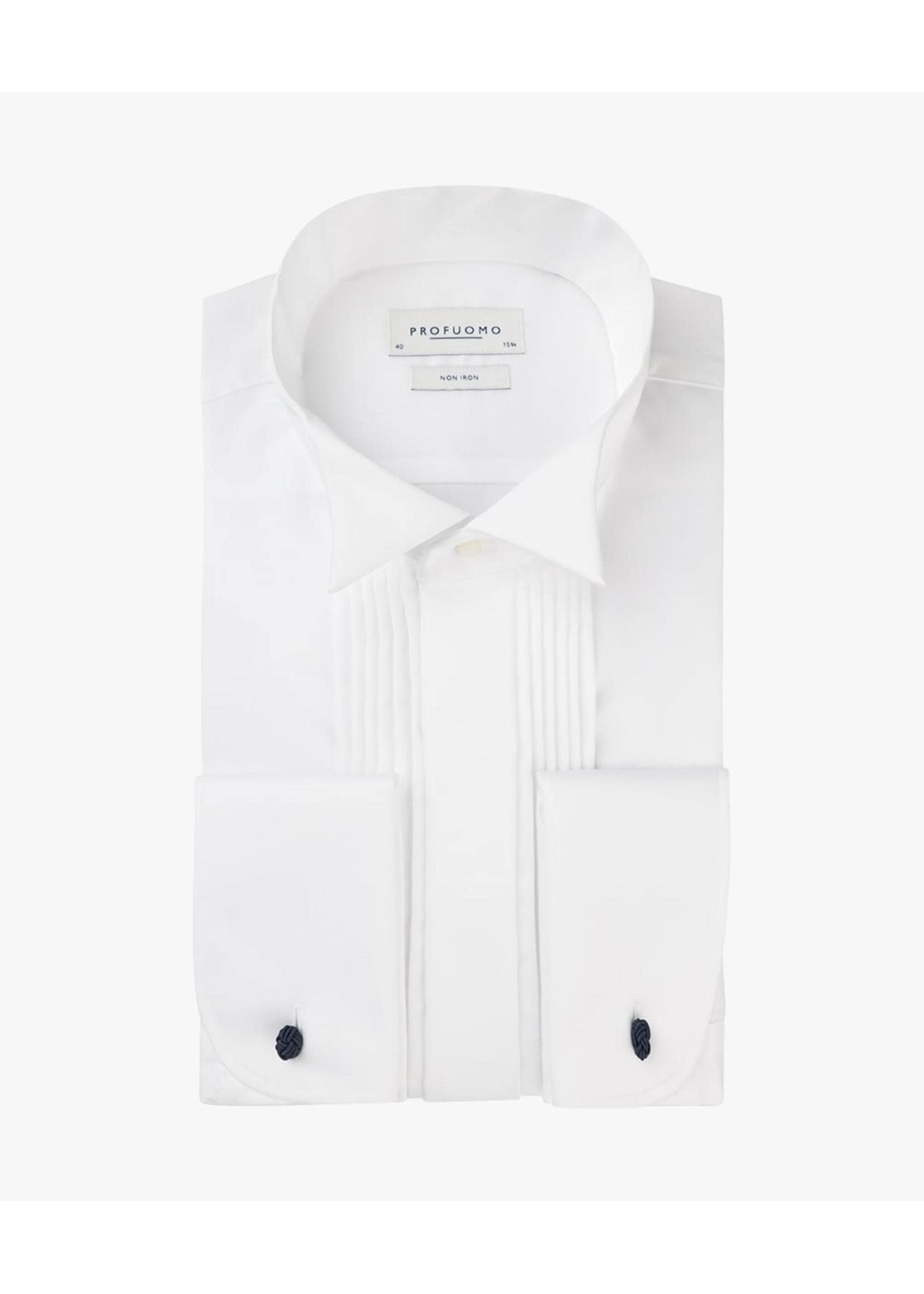 Profuomo Shirt Wing Collar White