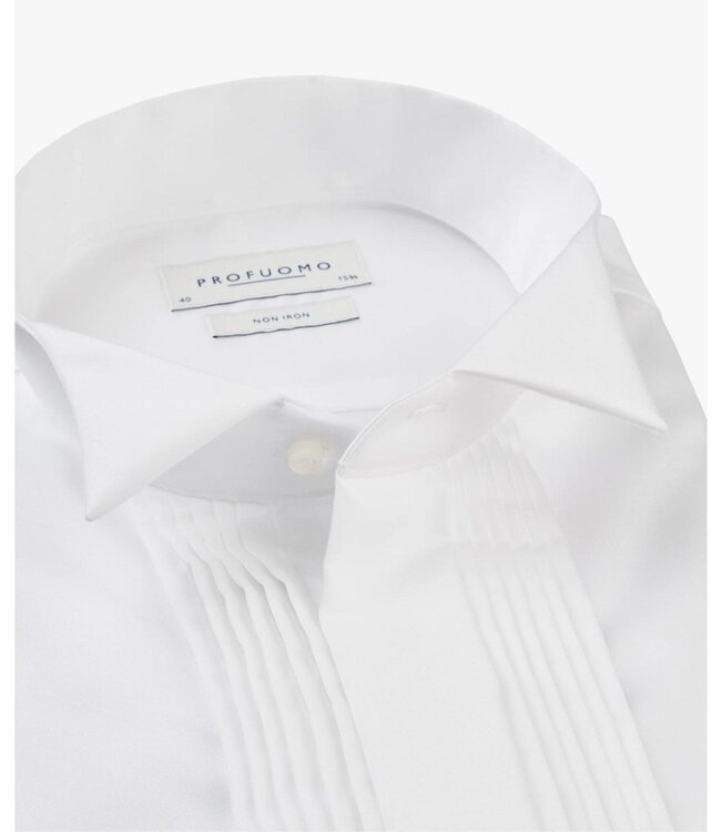 Profuomo Shirt Wing Collar White