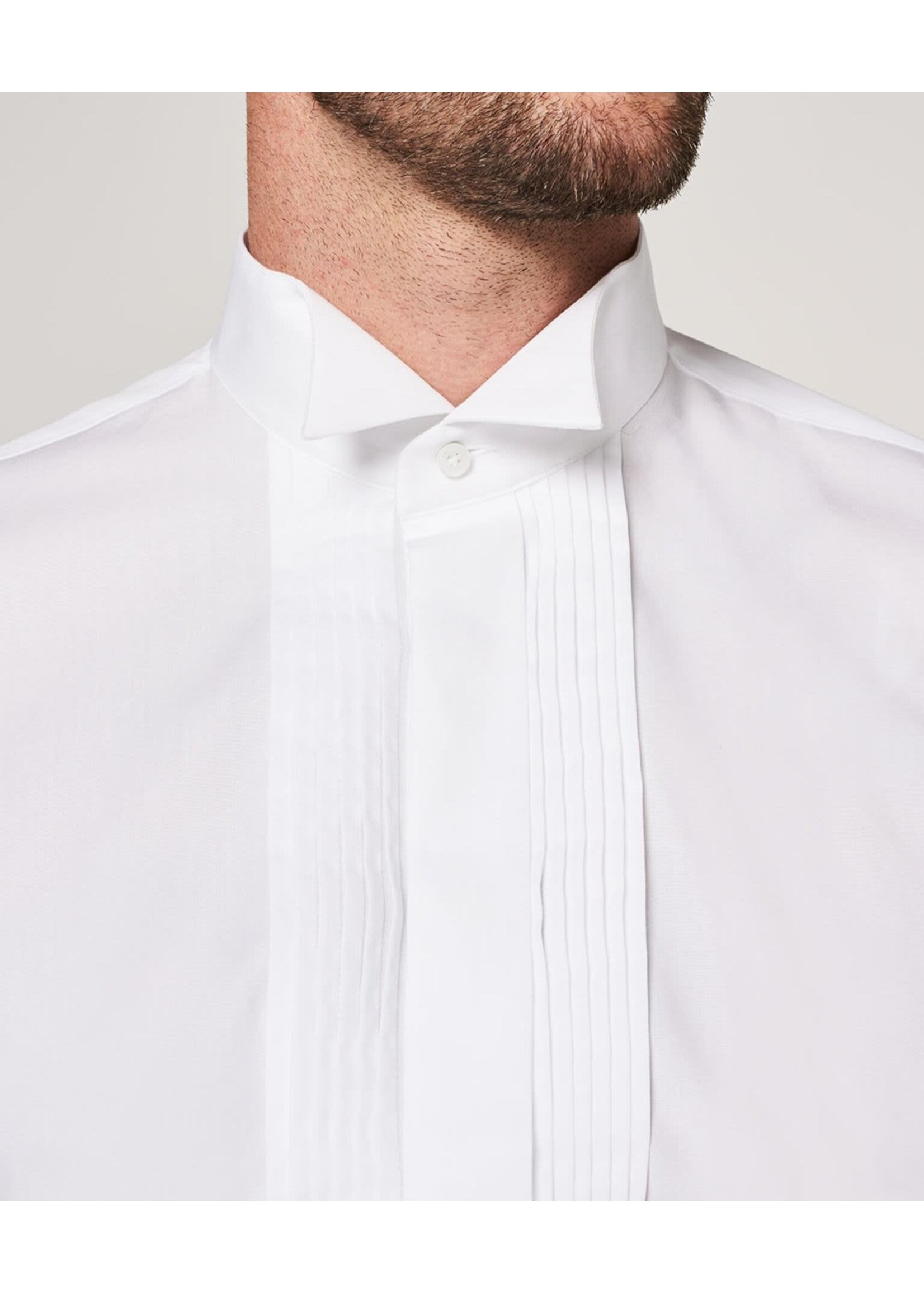 Profuomo Shirt Wing Collar White