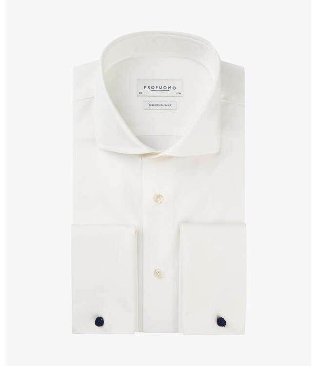 Profuomo Off White Wedding Shirt