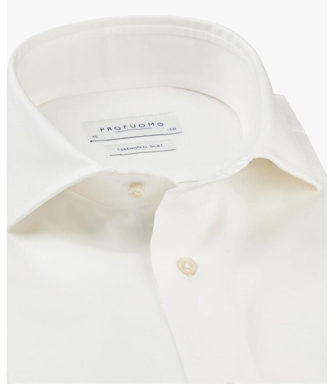 Profuomo Off White Wedding Shirt