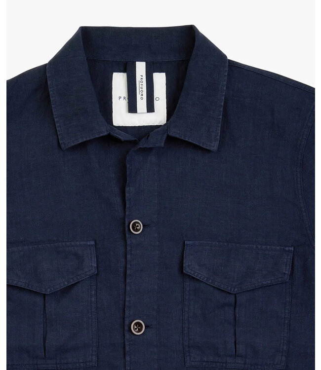 Overshirt Blue Linnen