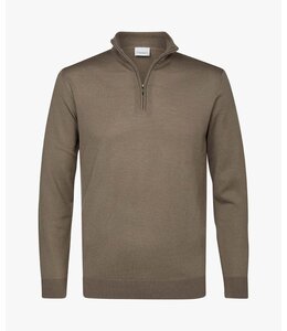 Profuomo Pullover Halfzip Taupe