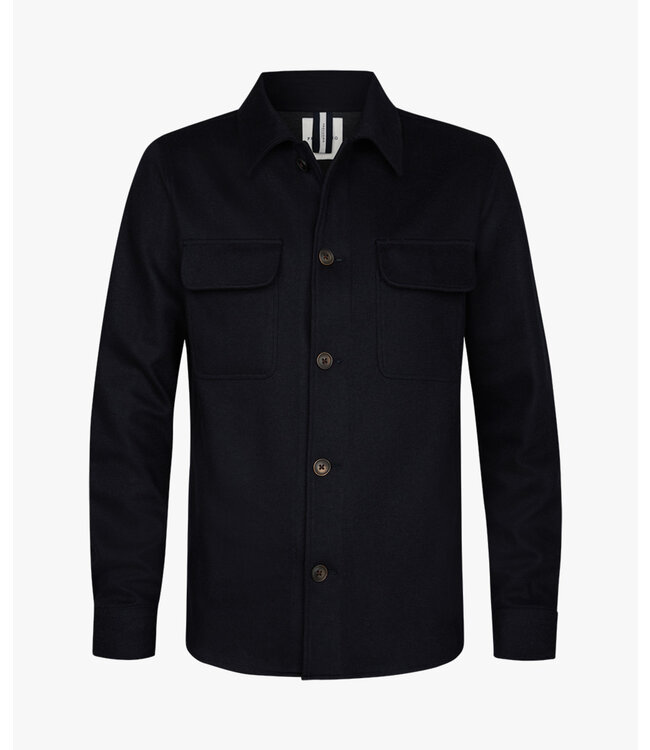 Profuomo Overshirt Knitted Navy