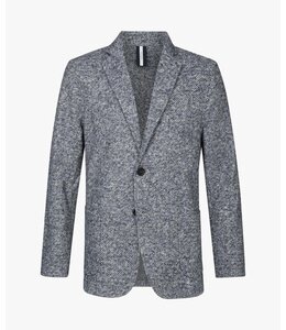 Profuomo Jacket Mélange Knitted Navy