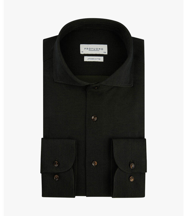 Profuomo Japense Knitted Shirt Green