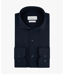 Profuomo Japenese Knitted Shirt Navy