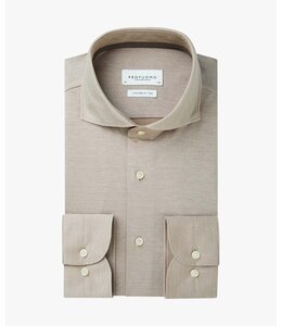 Profuomo Japense Knitted Shirt Camel