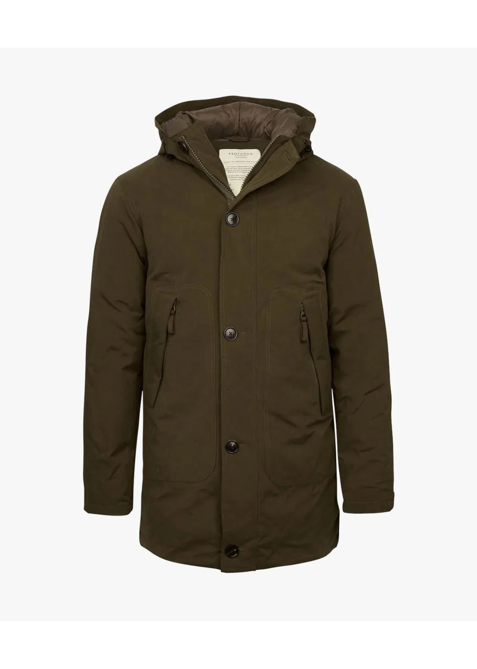 Profuomo Parka Duckdown Army Maat 54