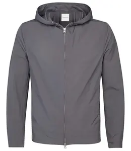 Profuomo outerwear wind jacket grey 52