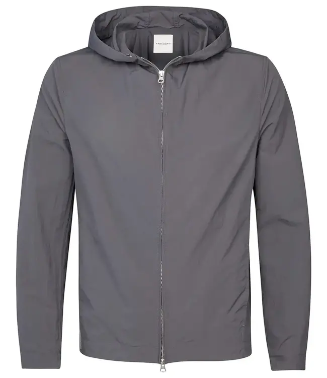 Profuomo outerwear wind jacket grey 52