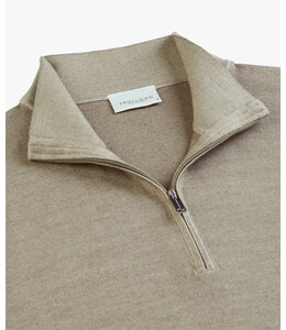 Profuomo Pullover Half Zip Mid Green