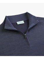 Profuomo Pullover Half Zip Mid Blue