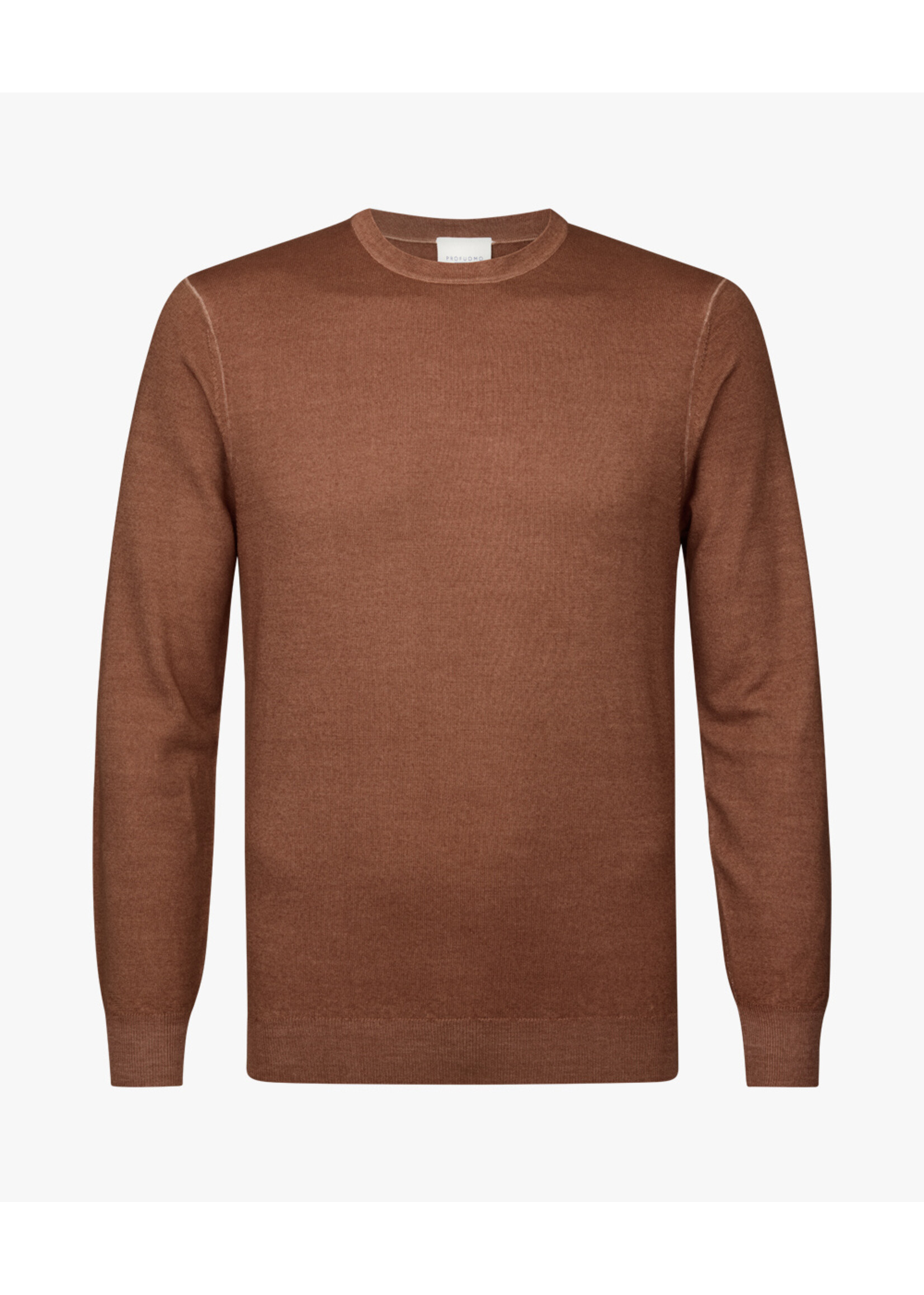 Profuomo Pullover Crew Neck Brick