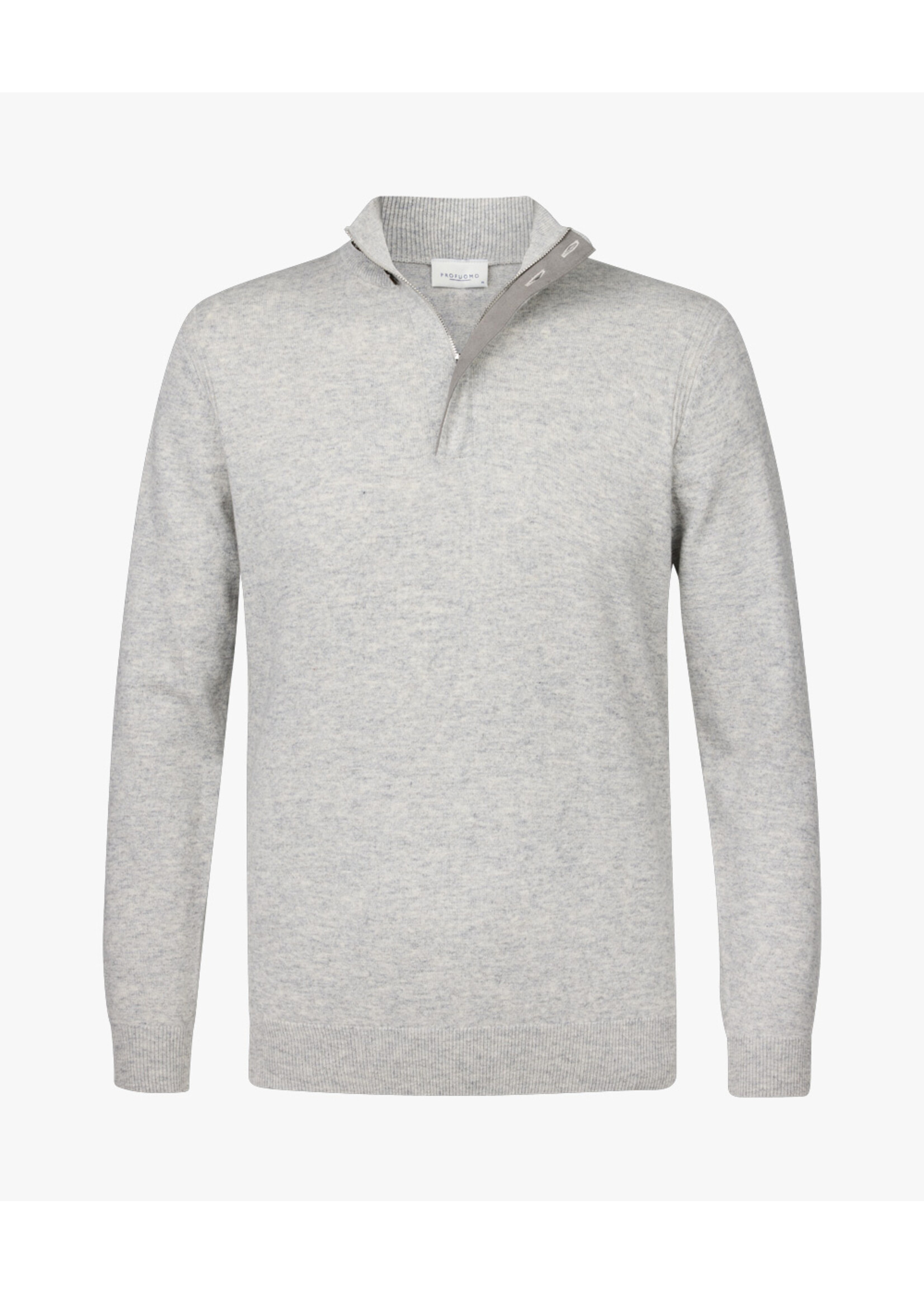 Profuomo Pullover Half Zip Grey