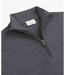 Profuomo Pullover half Mid Blue