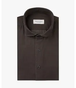 Profuomo Shirt X-Cutway SC SF Brown