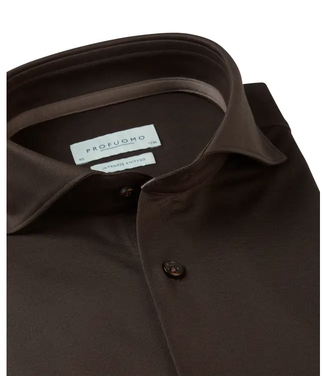 Profuomo Shirt X-Cutaway SC SF Tuscan Red