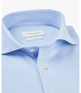Profuomo Shirt X-cutaway SC SF Blue