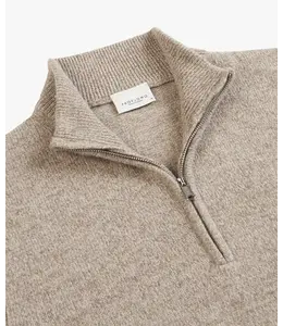 Profuomo Pullover Half Zip Taupe