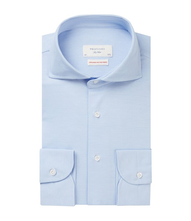 Profuomo Shirt Denim Cutaway SF SC Blue