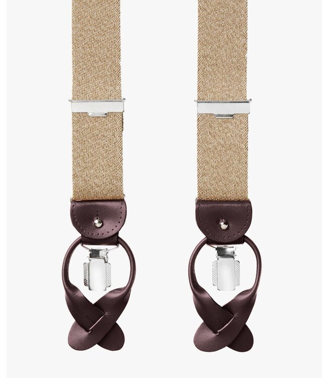 Profuomo Braces biege melange