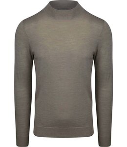 Profuomo Pullover Mock Neck Green