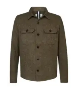 Profuomo Overshirt Texture D.Brown