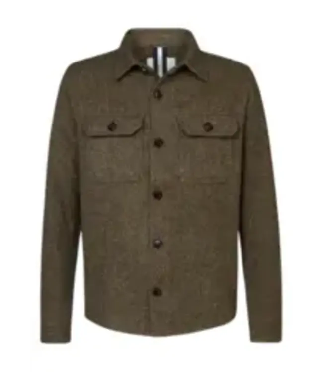 Profuomo Overshirt Texture D.Brown