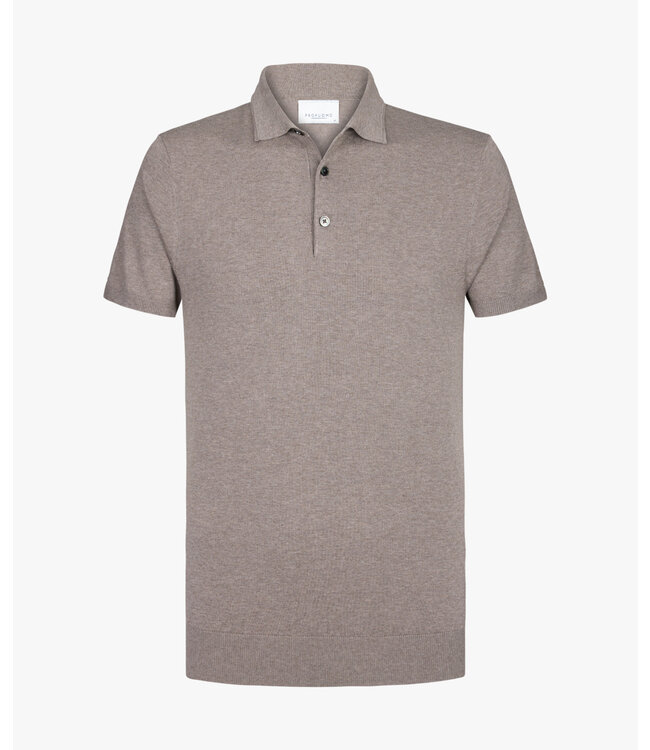 Profuomo POLO SS MID BROWN