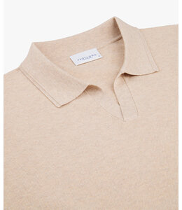 Profuomo POLO RIVA COLLAR SS SAND