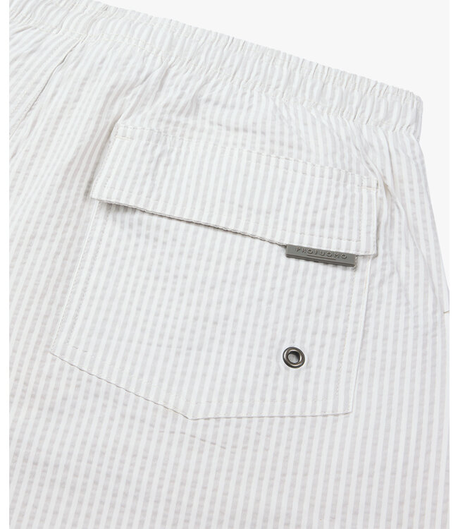 Profuomo SWIMSHORT STRIPE BEIGE