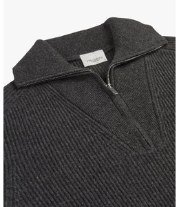 Profuomo PULLOVER HALF ZIP GREY