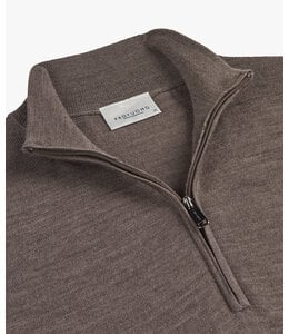 PULLOVER HALF ZIP TAUPE
