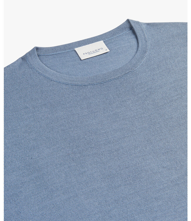 PULLOVER CREW NECK BLUE