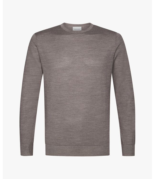 PULLOVER CREW NECK TAUPE