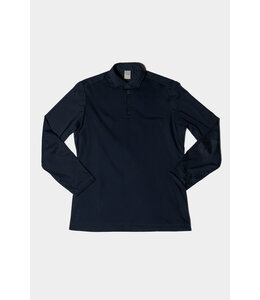 Longsleeve Polo Shirt  Marine Blue