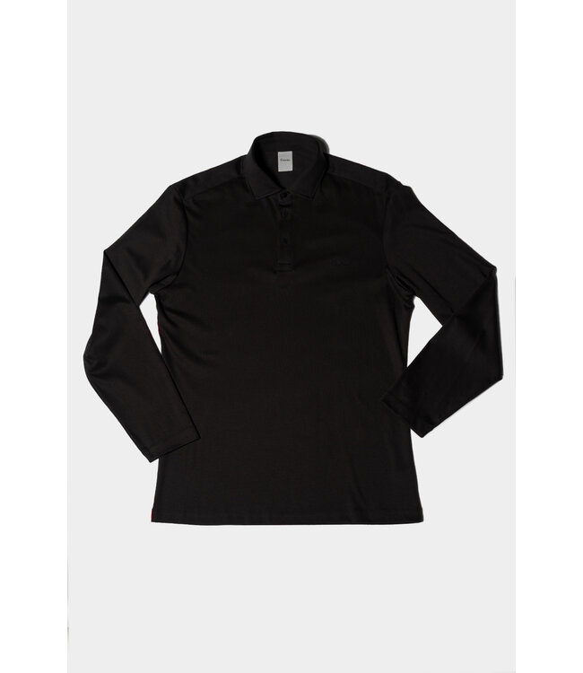 Longsleeve Polo Shirt  Black