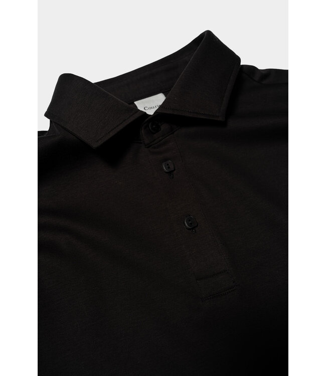Longsleeve Polo Shirt  Black