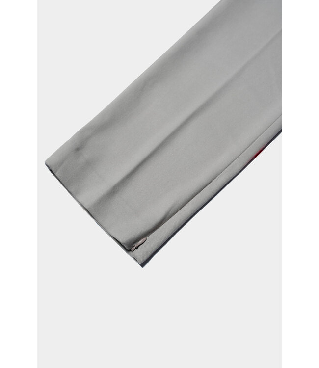 Tailored-Zip Broek  Repose Gray