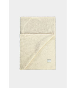 Symbol Scarf Vanilla  White Fluffy