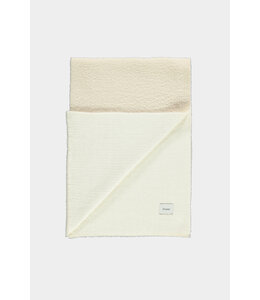 Reversible Scarf Vanilla  White Fluffy