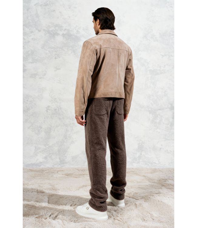 Lounge pants taupe  fluffy