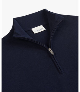 Profuomo PULLOVER HALF ZIP NAVY