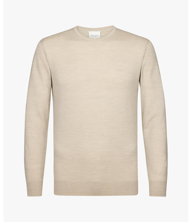 Profuomo PULLOVER CREW NECK BEIGE